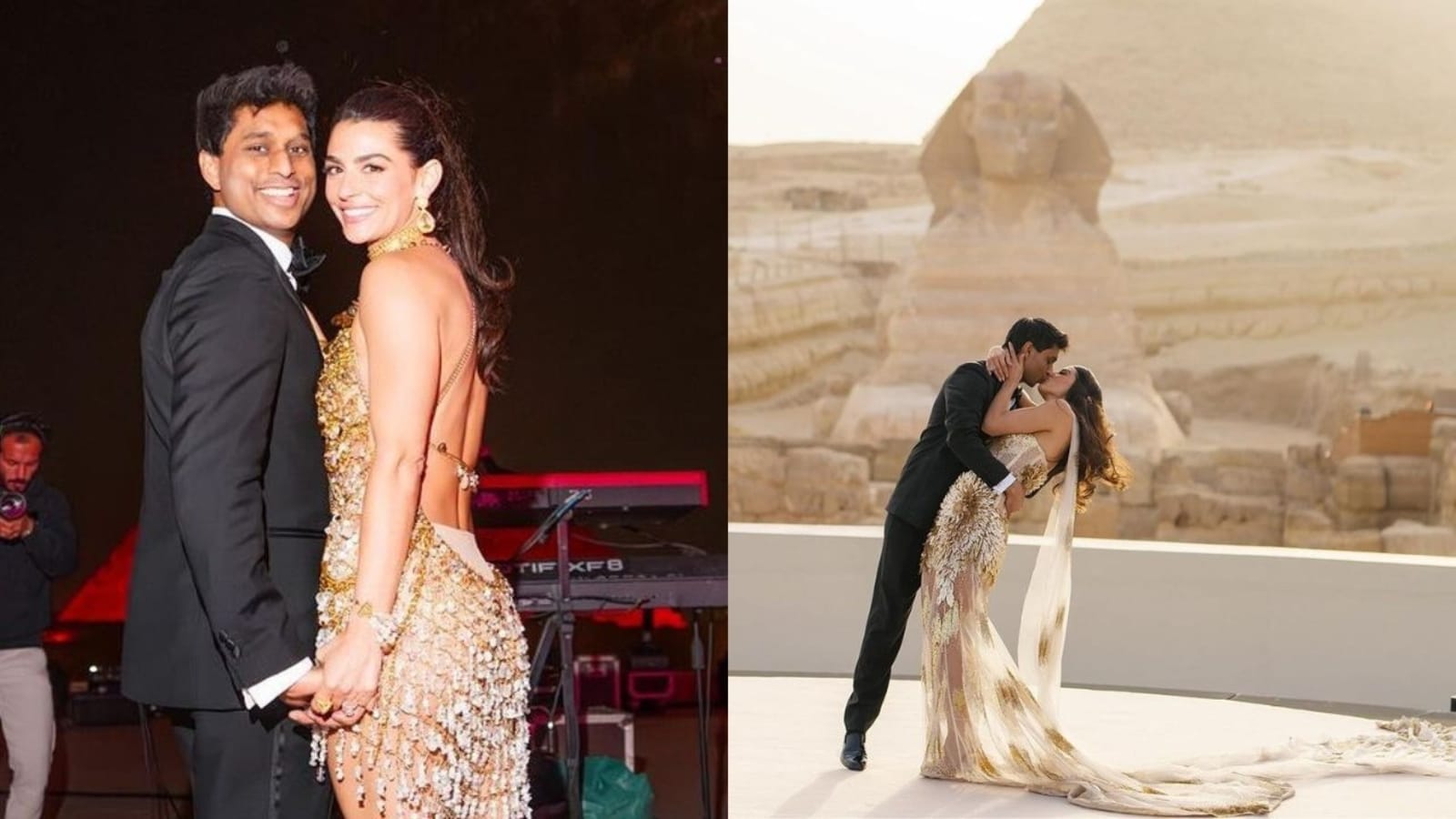 Miliarder technologiczny Ankur Jain poślubia byłą gwiazdę WWE Erikę Hammond w egipskim splendorze: Private Jets, Pyramids..