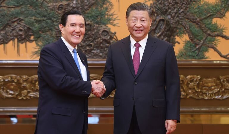 Chiński Xi gości byłego prezydenta Tajwanu w Pekinie na rzadkim spotkaniu, które nawiązuje do minionej epoki cieplejszych stosunków