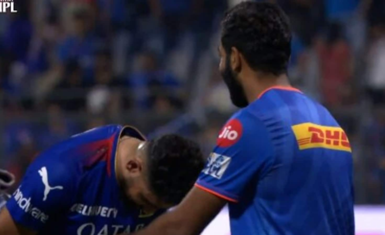 Mohammed Siraj kłania się Jaspritowi Bumrahowi w ogromnym geście po niezrównanym meczu MI Great z RCB;  Pasterz reaguje |  Krykiet