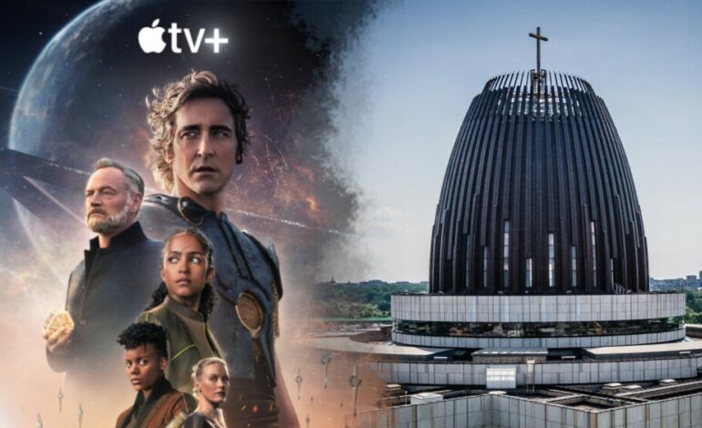 Największy kościół w Warszawie zamknięty z powodu kręcenia serialu science-fiction Apple TV+