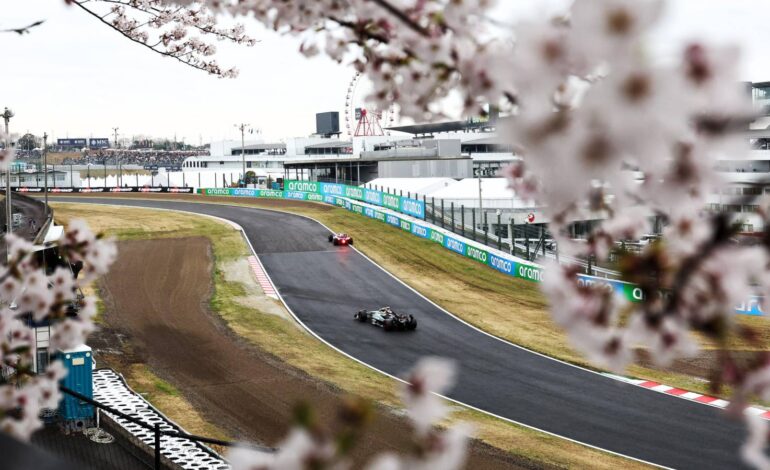 Dane GP Japonii pokazują oznaki życia Mercedesa W15, Aston Martin przyciąga wzrok: PlanetF1