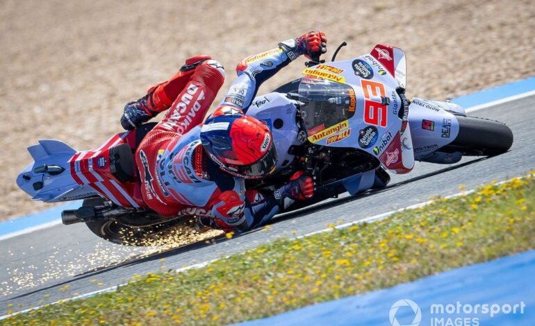 Marquez „rozbił się w najłatwiejszej części” wyścigu sprinterskiego MotoGP w Jerez