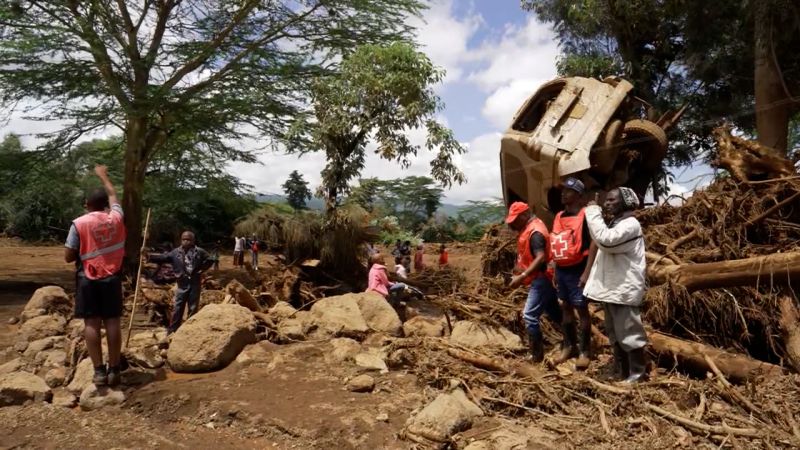 Powodzie w Nairobi w Kenii: Dziesiątki zabitych po pęknięciu tamy w pobliżu Mai Mahiu, gdy tygodnie ulewnych deszczy niszczą region