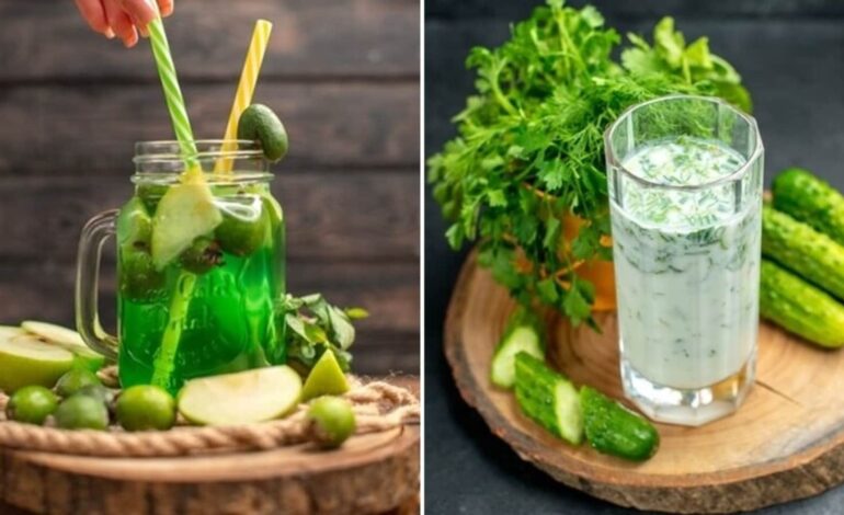 Światowy Dzień Wątroby 2024: Sok z aloesu i woda z ogórka miętowego;  10 domowych napojów poprawiających zdrowie wątroby |  Zdrowie