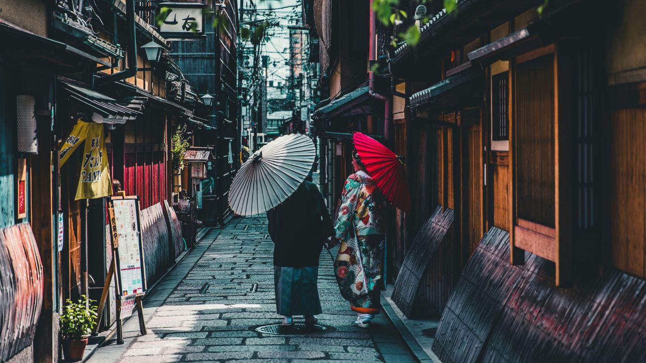 Miejsca podróży związane z grami Kioto Japonia