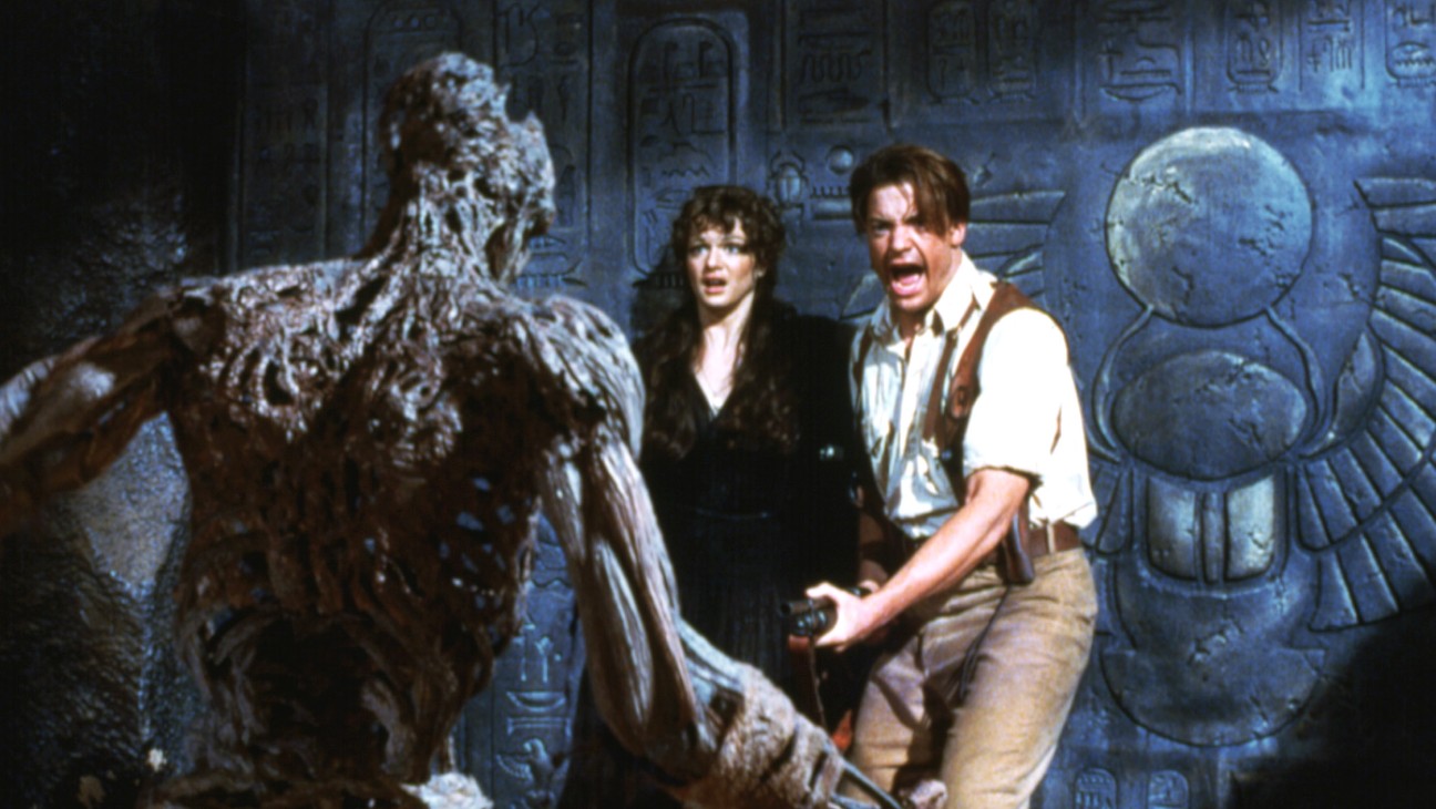 Rachel Weisz i Brendan Fraser w „Mumii”