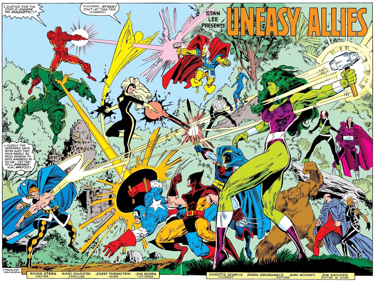 X-Men walczą z Avengersami