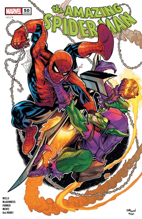Okładka Niesamowitego Spider-Mana nr 50.