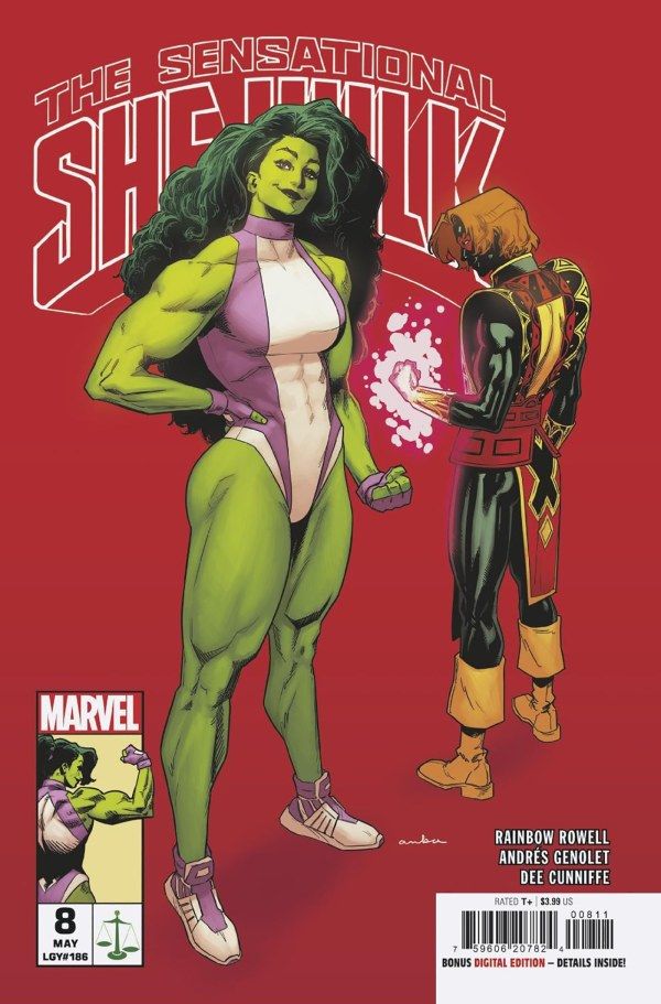 Sensacyjna okładka She-Hulk nr 8.