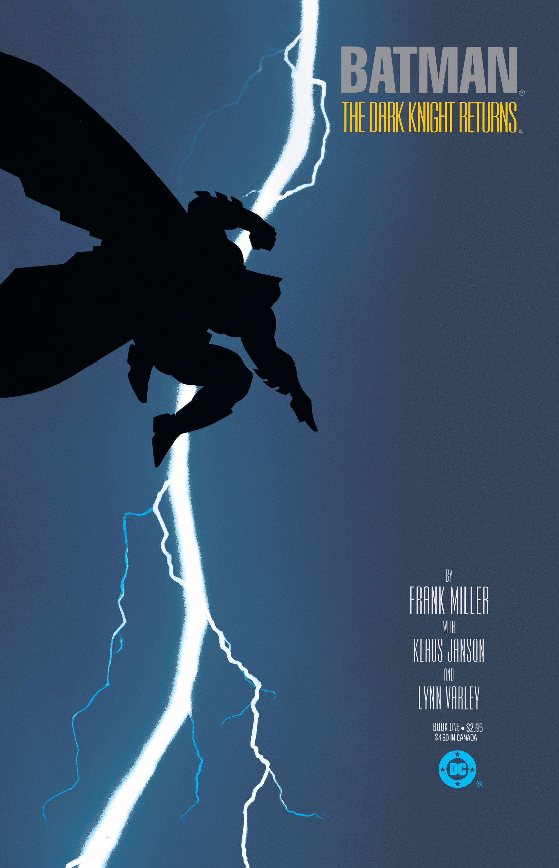 Kultowa okładka książki Franka Millera Dark Knight Returns Trade.