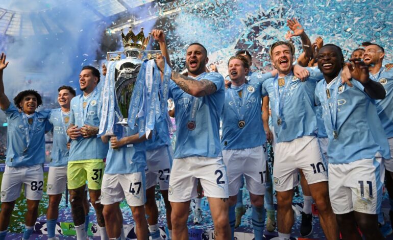 Man City przechodzi do historii czwartym z rzędu tytułem mistrzowskim w Premier League