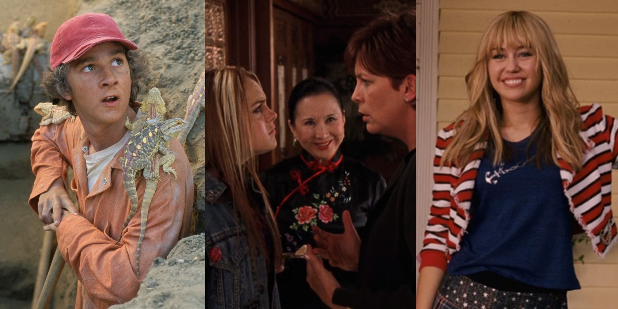 Podzielony obraz Dziur, Zakręcony piątek i Hannah Montana: The Movie