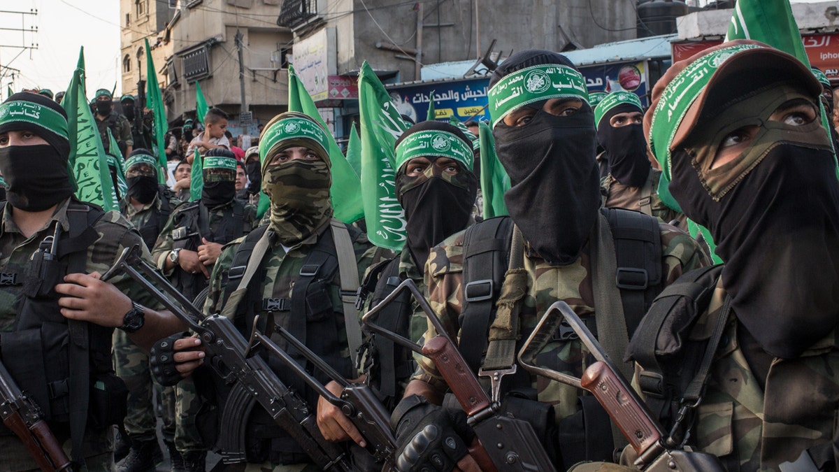 Terroryści Hamasu w Gazie