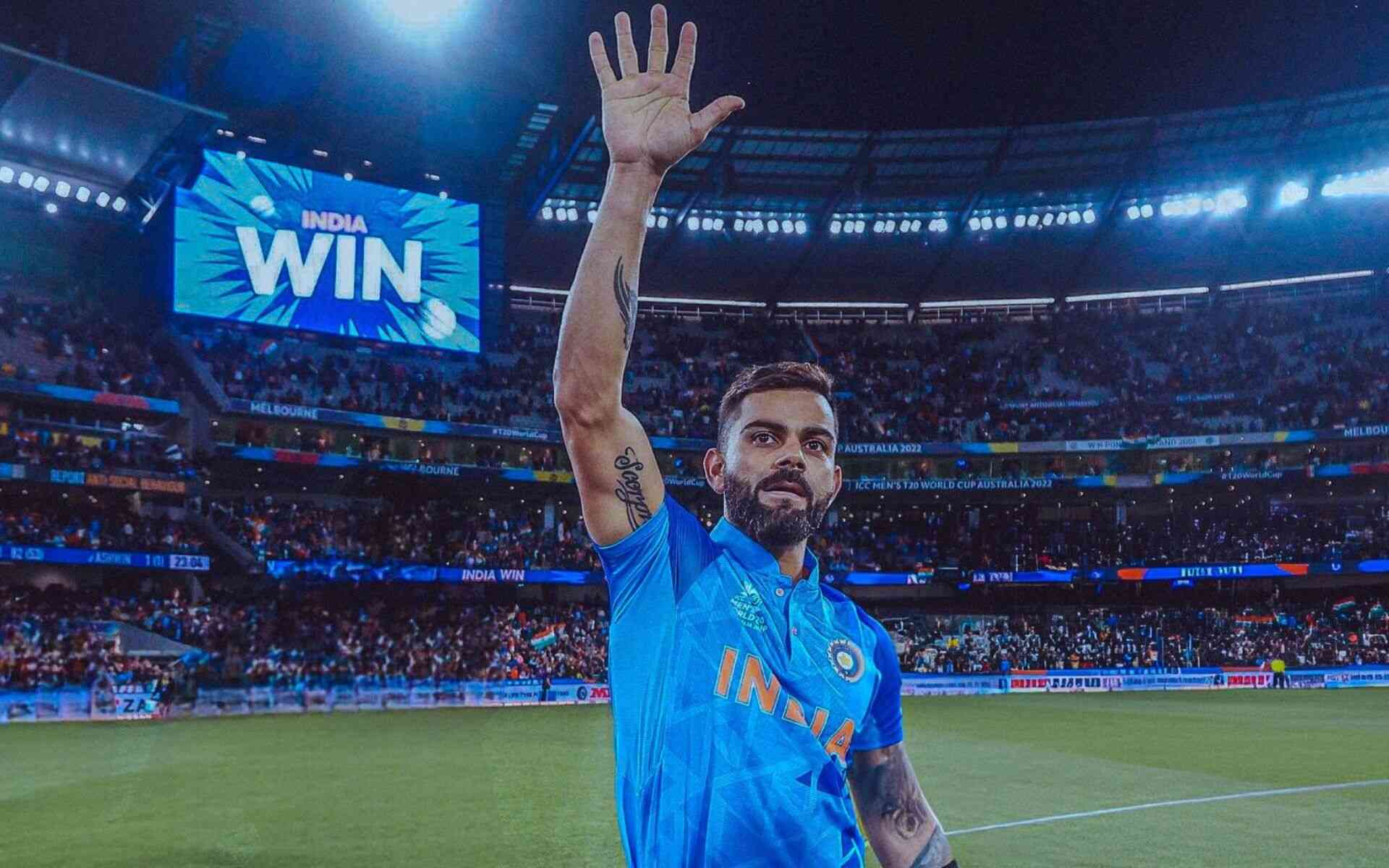 Virat Kohli w Pucharze Świata T20 2022 (X.com)