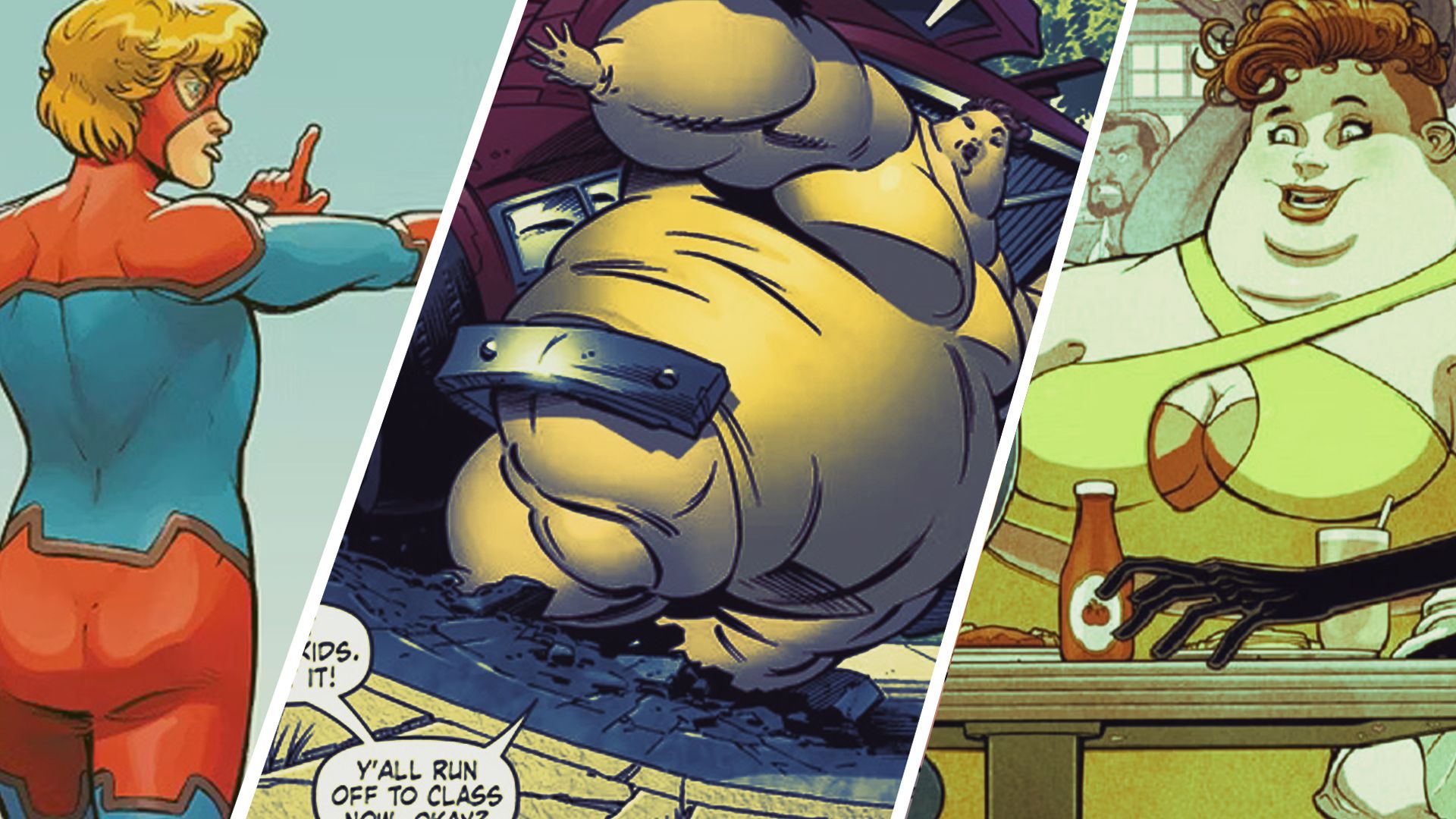 Zmieniony obraz różnych postaci z komiksów Marvela Great Lakes Avengers