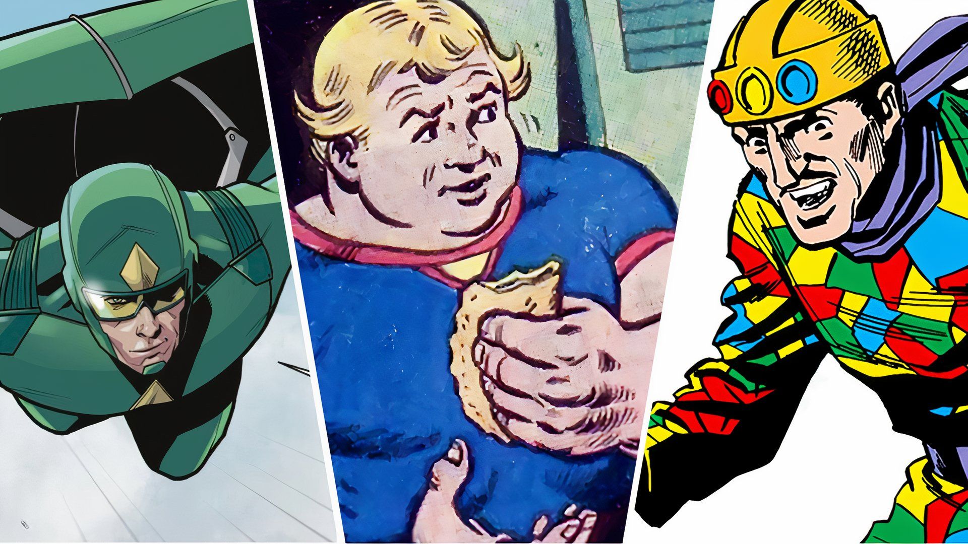 Kiteman, Crazy Quilt i Baby Face z DC Comics