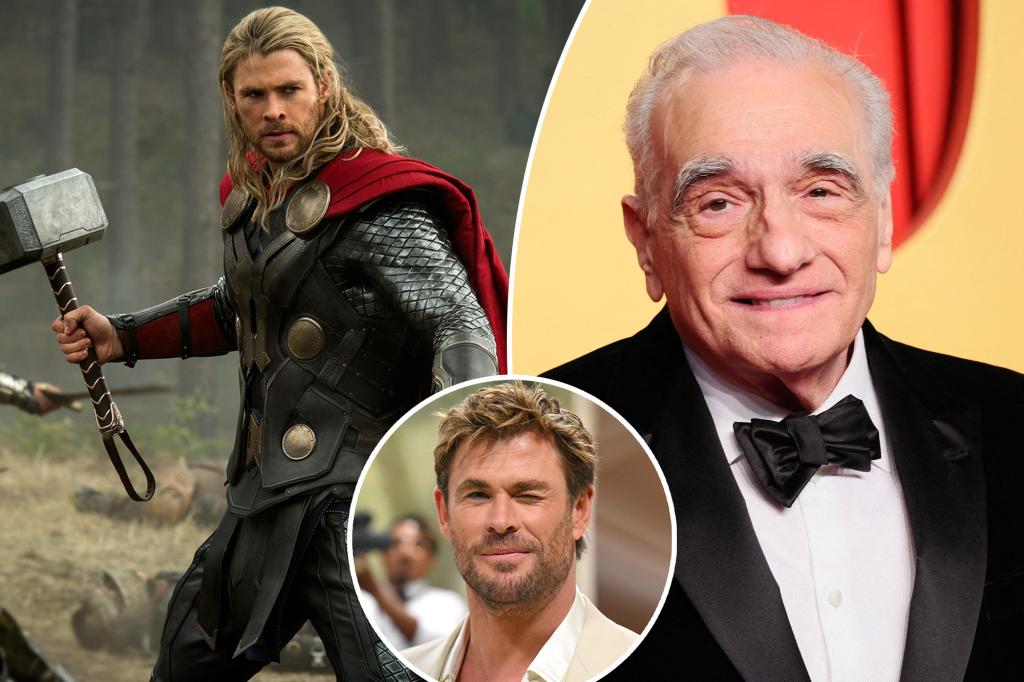 Chris Hemsworth ostro krytykuje Martina Scorsese i innych krytyków Marvela