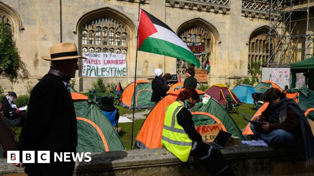 Uniwersytety UK twierdzą, że protesty na kampusach mogą wymagać działań