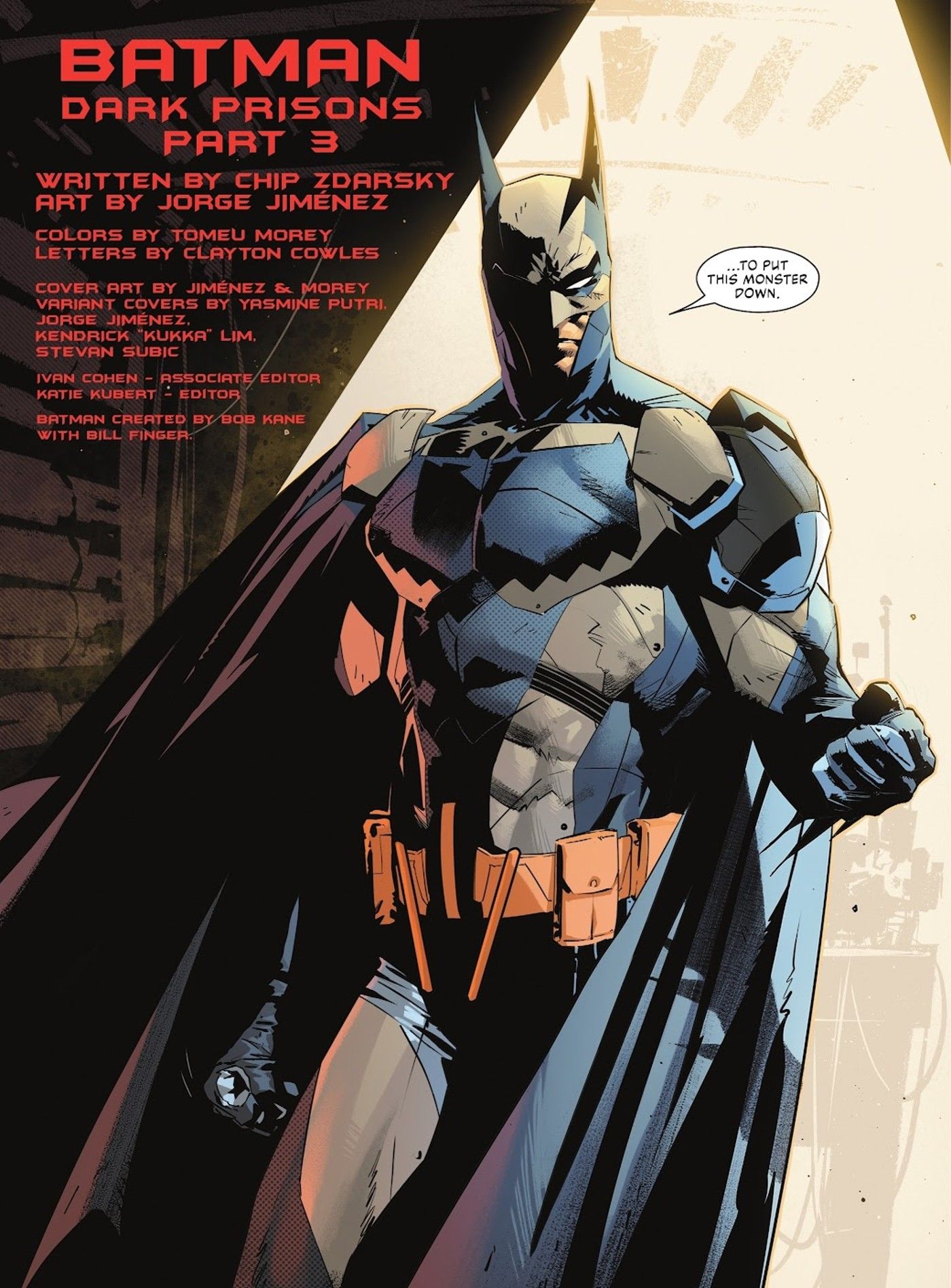 nowy kostium Batmana w kolorze szaro-niebieskim