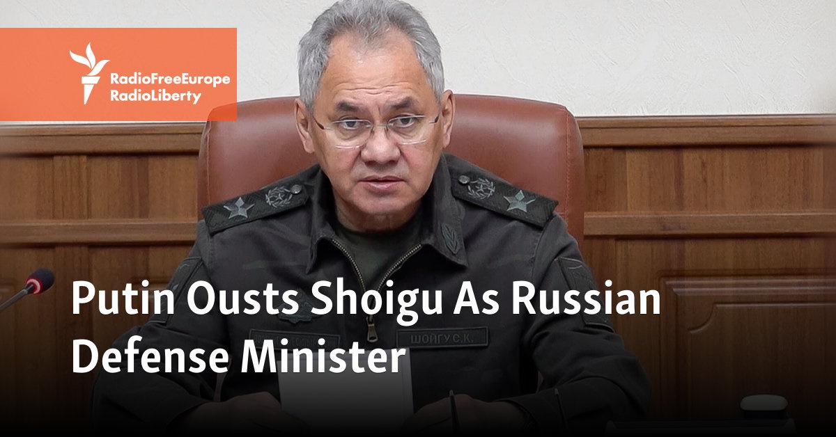 Putin zwalnia długoletniego sojusznika Shoigu ze stanowiska ministra obrony i wyznacza mało znanego następcę