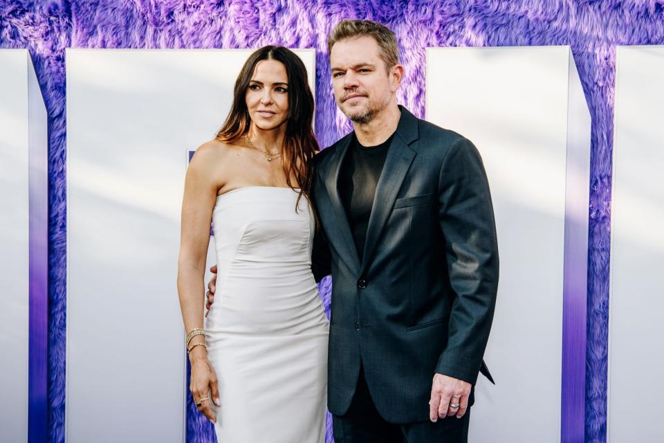 Luciana Barroso i Matt Damon w "JEŚLI" premiera