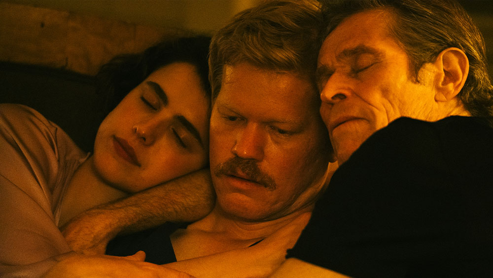 Margaret Qualley, Jesse Plemons i Willem Dafoe w „Kinds of Kindness” Yorgosa Lanthimosa