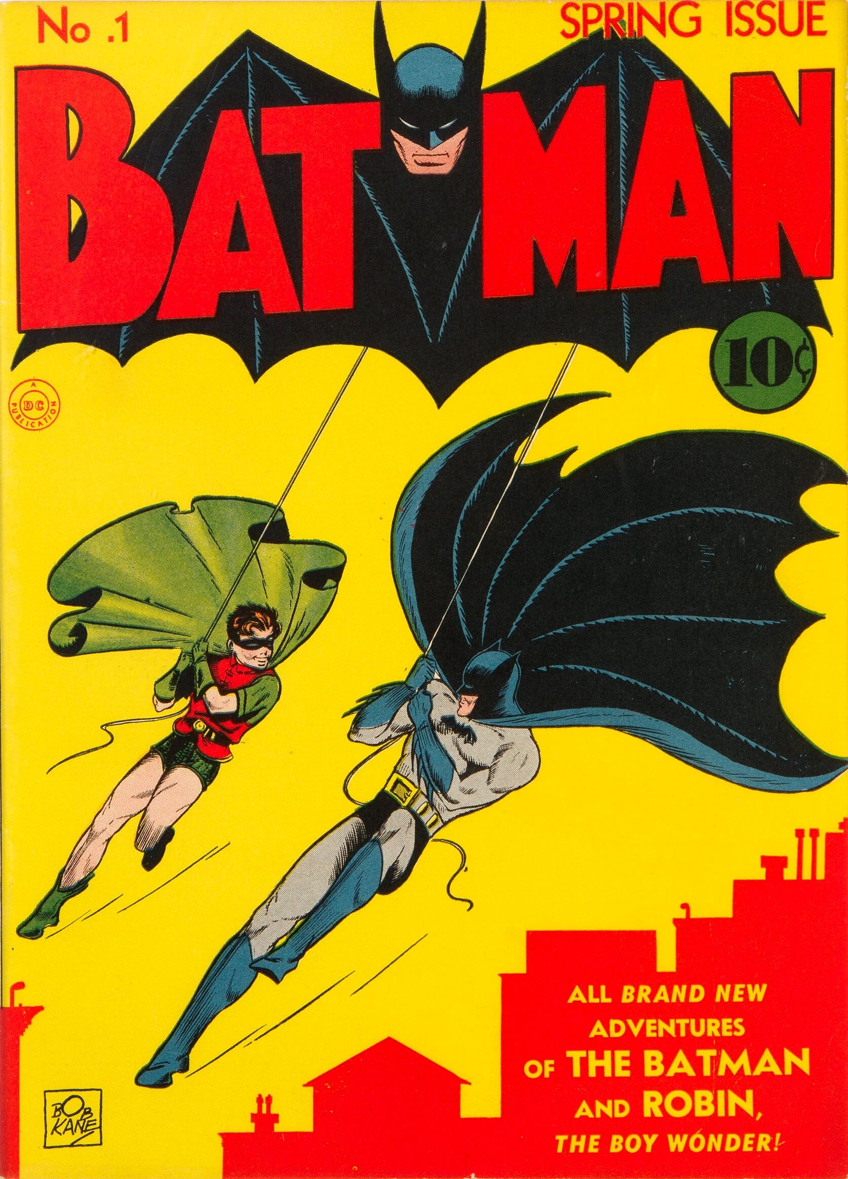 Okładka pierwszego numeru Batmana