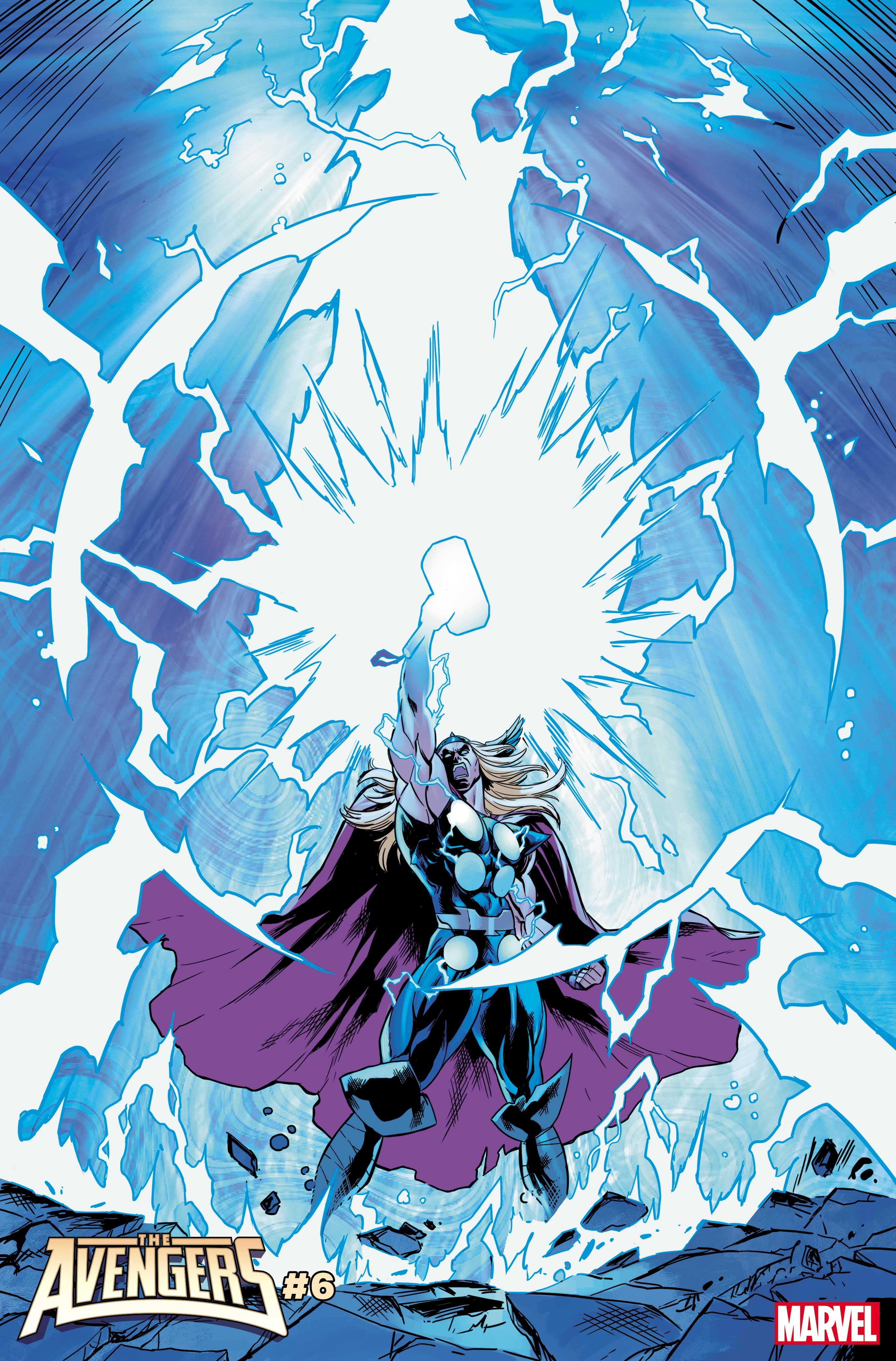 Thor przywołuje błyskawicę w Marvel's Avengers # 6