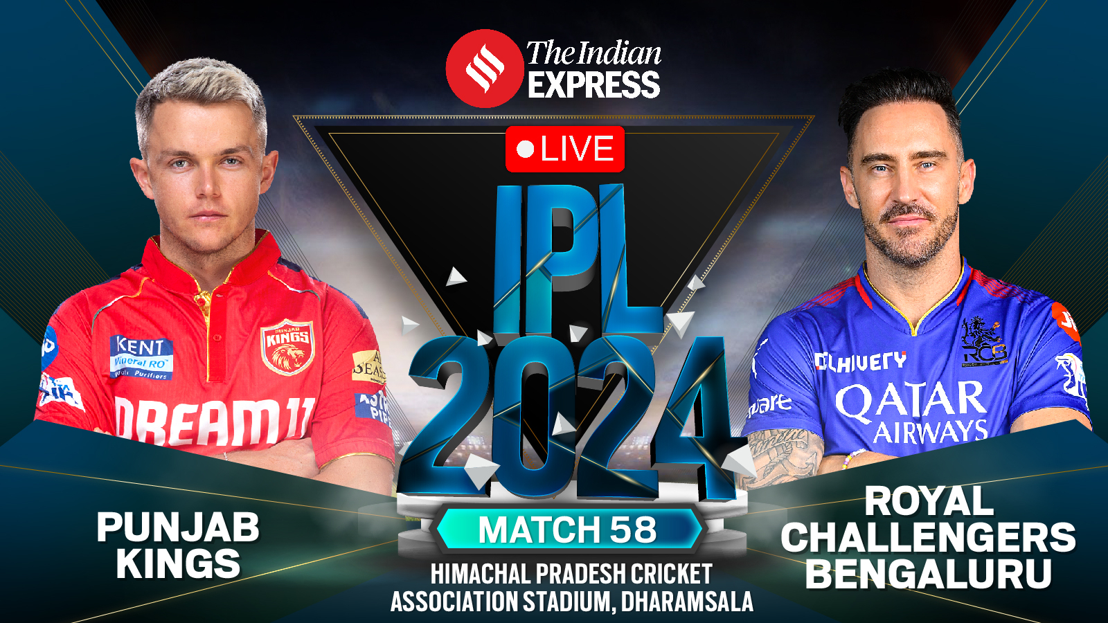 PBKS vs RCB Wyniki na żywo, IPL 2024: Virat Kohli zdobywa 92 punkty, a Harshal Patel zdobywa 3 bramki, gdy RCB po 241/7 przeciwko PBKS |  Wiadomości krykieta