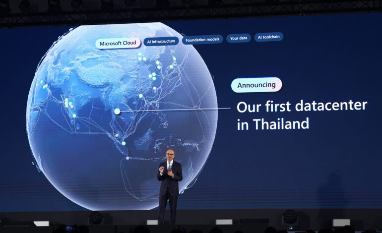 Microsoft ogłasza znaczące zobowiązania, aby zapewnić Tajlandii przyszłość opartą na chmurze i sztucznej inteligencji