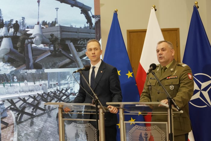 Polska realizuje plany fortyfikacji wzdłuż granicy z Rosją i Białorusią