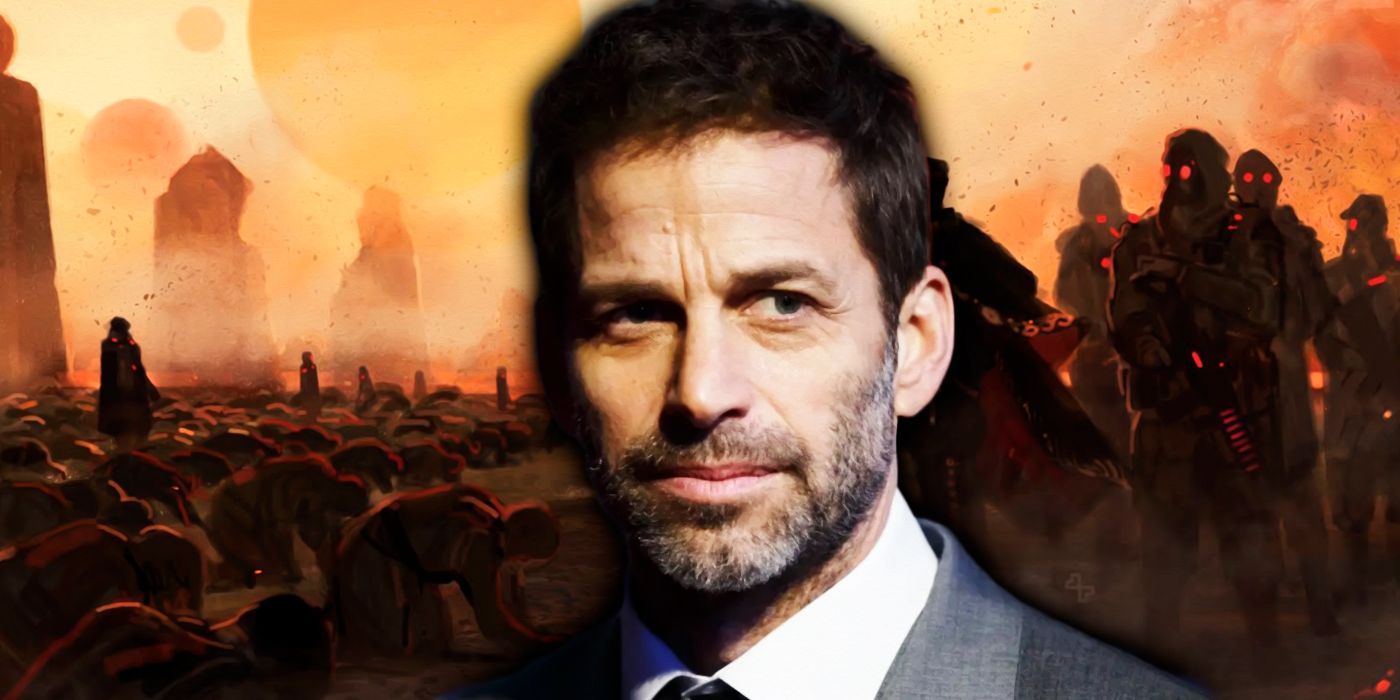 Reżyser Zack Snyder nałożył grafikę koncepcyjną Rebel Moon