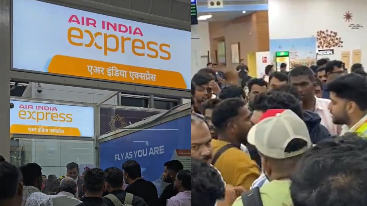„Mój mąż jest hospitalizowany”: Chaos na lotniskach, gdy pasażerowie wściekają się w związku z odwołaniem lotu Air India Express