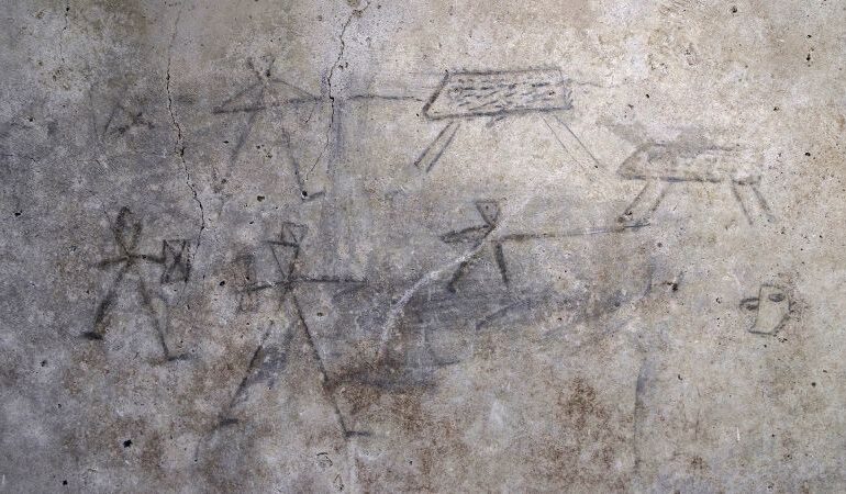 Rysunki gladiatorów z Pompejów sugerują, że dzieci widziały „ekstremalną formę” przemocy