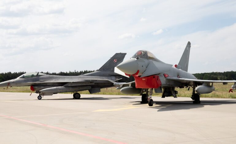 Tajfuny Królewskich Sił Powietrznych zapewniają elastyczne zatrudnienie bojowe w Polsce