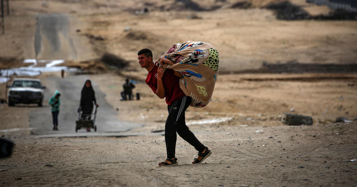 Gazańczycy uciekają z Rafah, podczas gdy Izrael forsuje wojnę z Hamasem, a Stany Zjednoczone i inne kraje nalegają na zakończenie gry