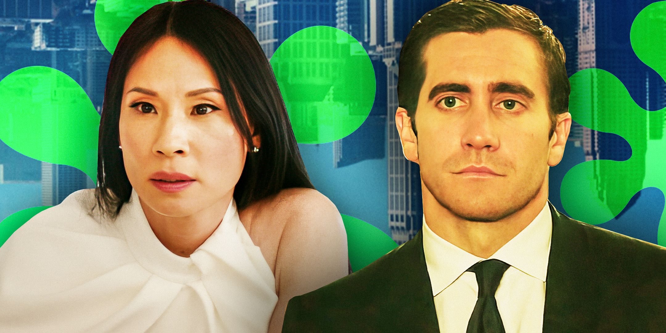 Jake-Gyllenhaal-jako-Davis-z-Demolition-i-Lucy-Liu-jako-Joyce-Newman-z-Człowieka-w-Pełności