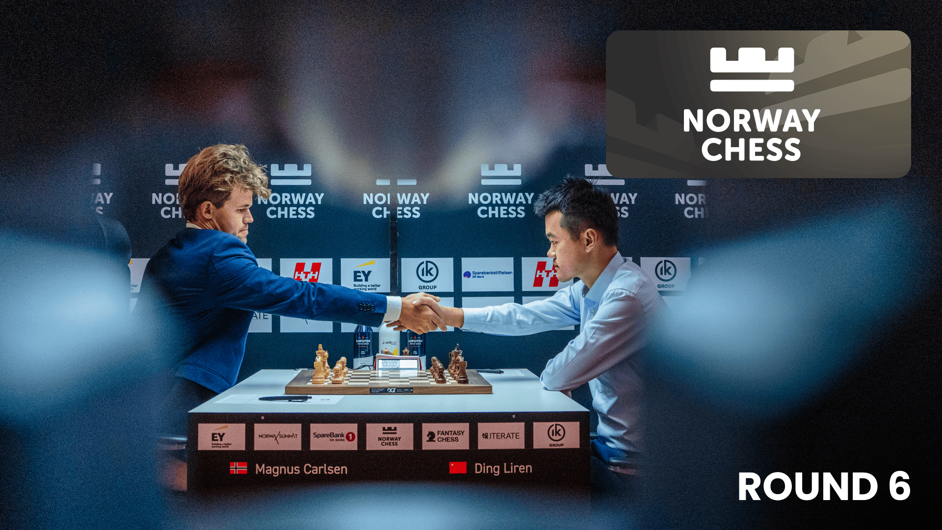 Norweska runda szachowa 6: Carlsen prowadzi w norweskich szachach po tym, jak Ding Blunders mat-in-2