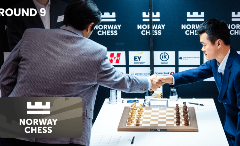 9. runda norweskich szachów: Ding pokonuje Nakamurę, a Carlsen zwiększa prowadzenie