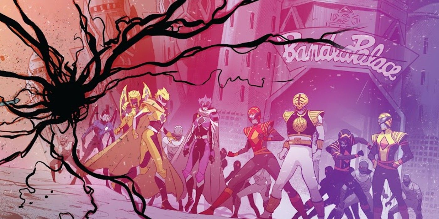 Mighty Morphin Power Rangers i Omega Rangers walczą z infekcją Dark Spectre