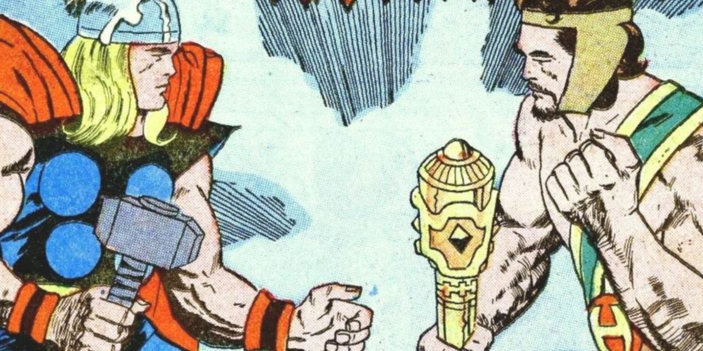 Thor i Herkules szykują się do walki.
