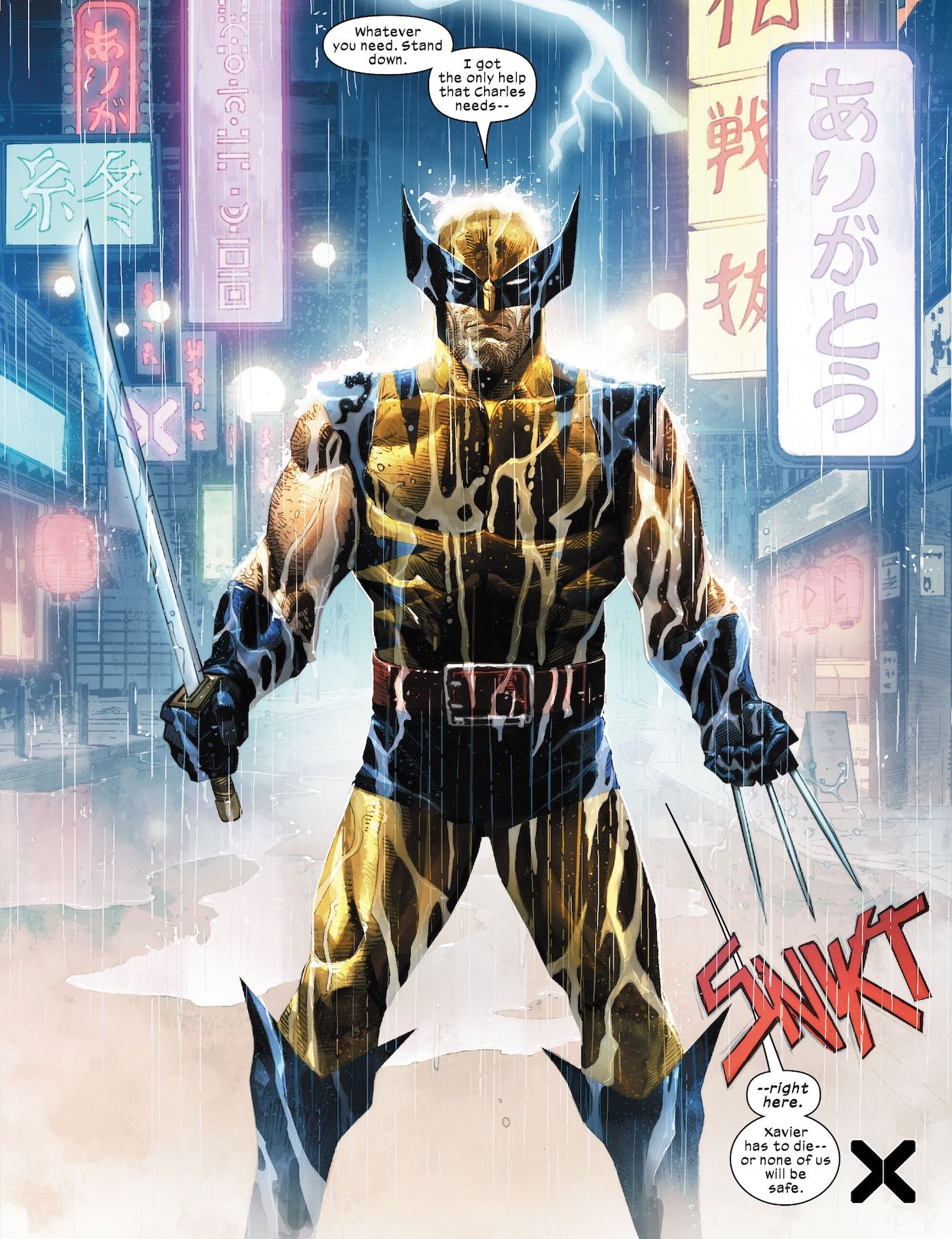 X-Men 34 Wolverine ściga Xaviera