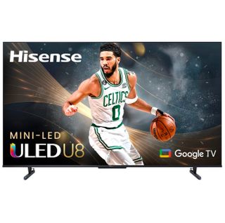 Hisense U8K na białym tle