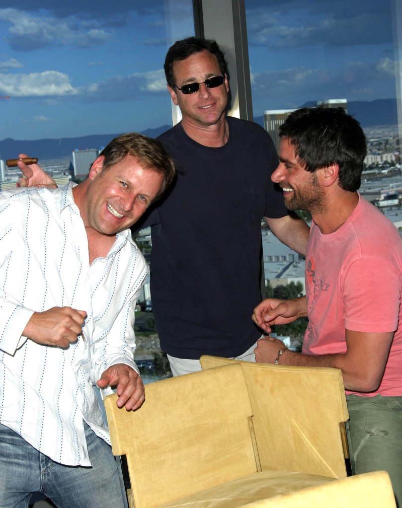 John Stamos, Bob Saget i Dave Coulier świętują urodziny Sageta w The Palms Casino Resort w Las Vegas w stanie Nevada