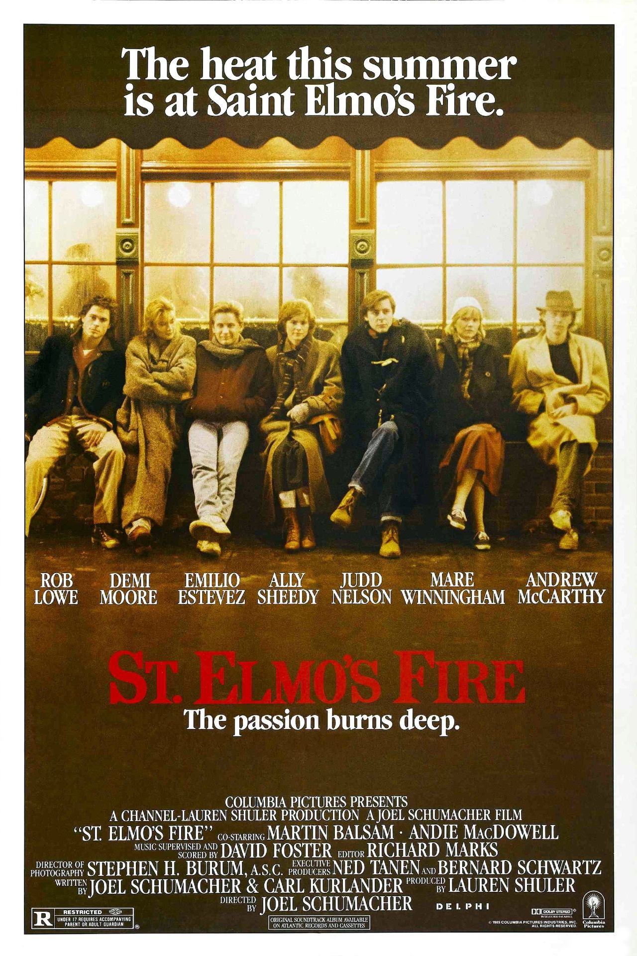 Plakat filmowy St Elmos Fire