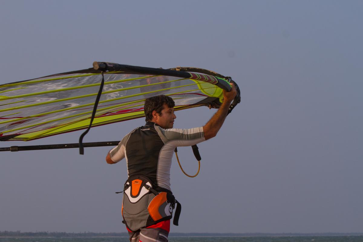 Windsurfer Arun Vasu
