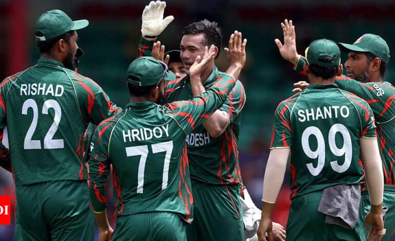 Shakib Al Hasan i Rishad Hossain występują w Bangladeszu o krok bliżej do Super 8s Pucharu Świata T20 |  Wiadomości krykieta