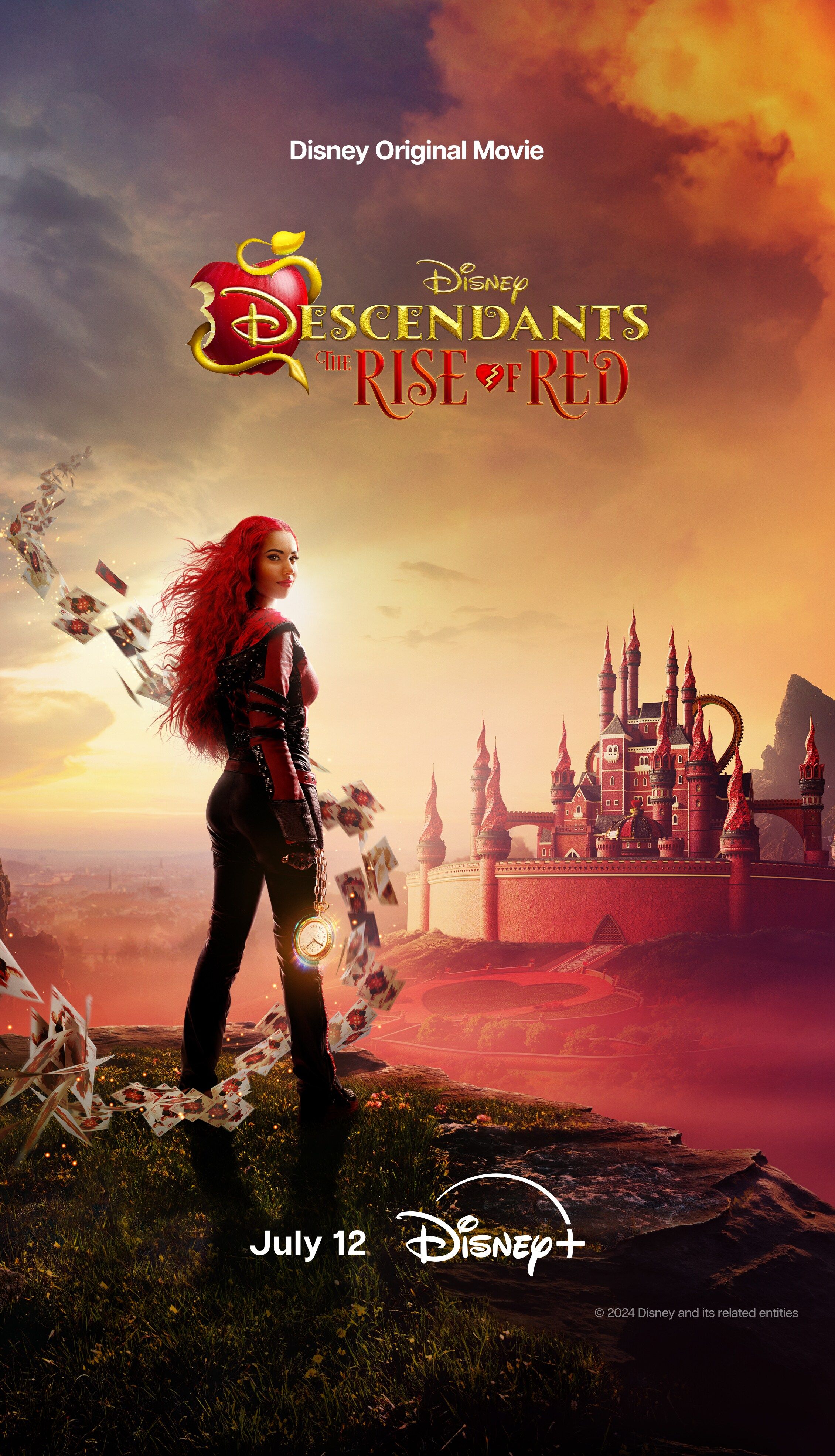 Plakat Descendants The Rise of Red Disney Plus