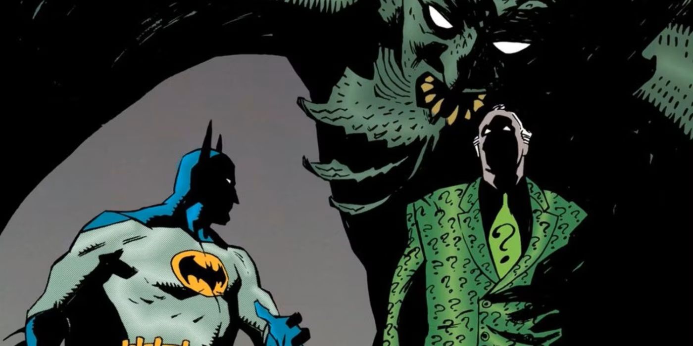 Batman staje twarzą w twarz z Człowiekiem-Zagadką i nadprzyrodzoną bestią, którą przywołał w Dark Knight, Dark City.