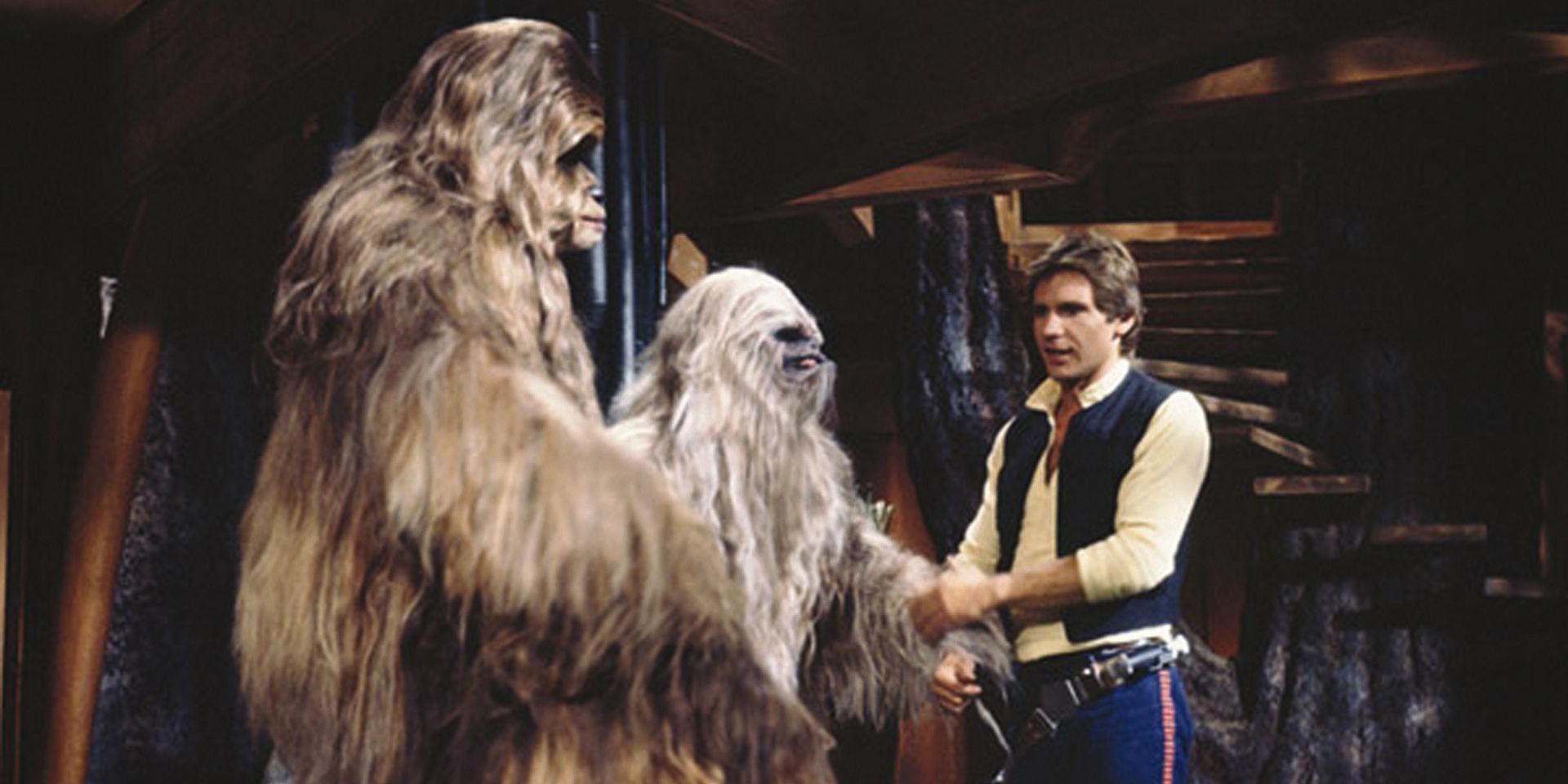Han Solo z Wookiees Mala i Itchy w świątecznym wydaniu Star Wars z 1978 roku